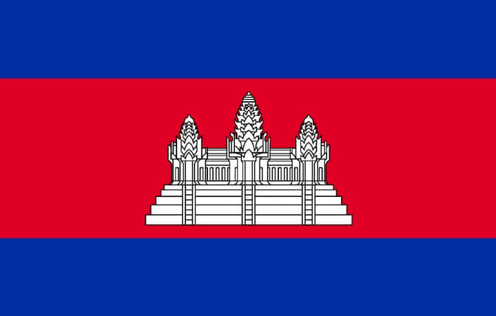 캄보디아-국기