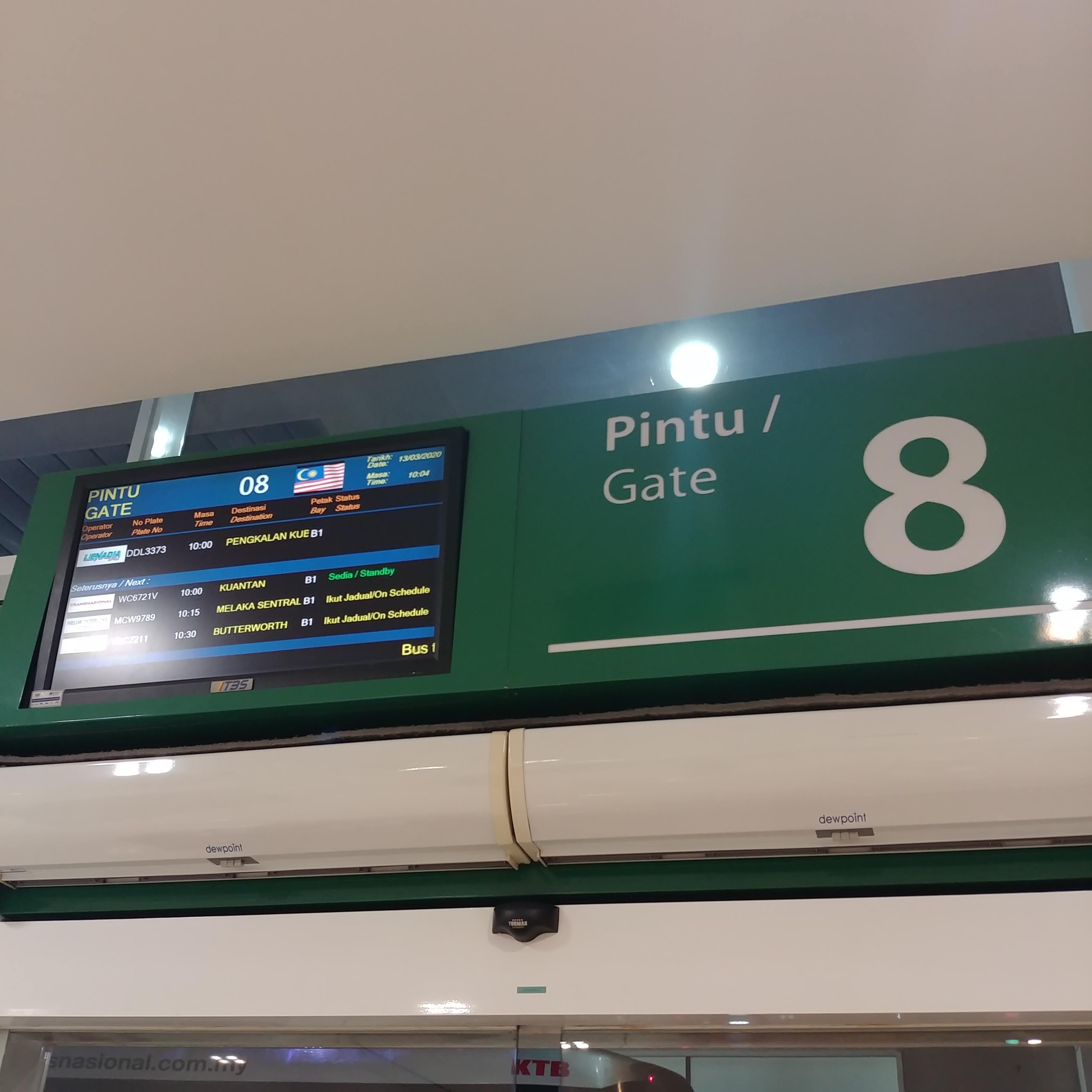 쿠알라룸푸르에서 말라카로! TBS 이용하기 Terminal Bersepadu Selatan