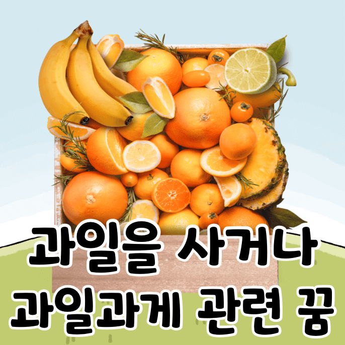 과일들이 담긴 상자