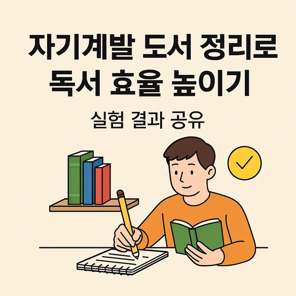 자기계발 도서 정리로 독서 효율 높이기