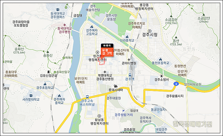 경매(107동 2층 42평) 매매 시세 정보□□경북 경주시 서부동 경주 명사마을 아파트 10