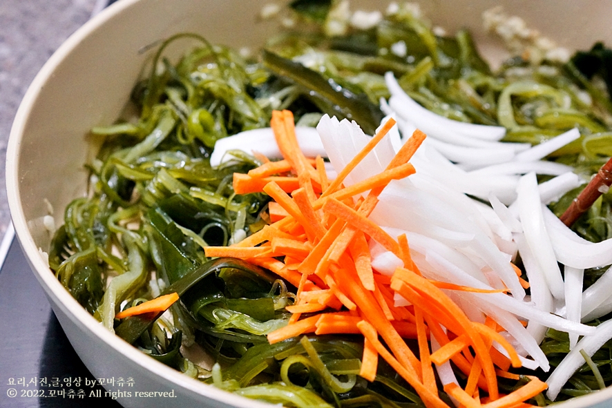 미역줄기볶음 만드는 법 비린내 없음 내가 좋아하는 미역줄거리 일주일간 볶음 반찬 12