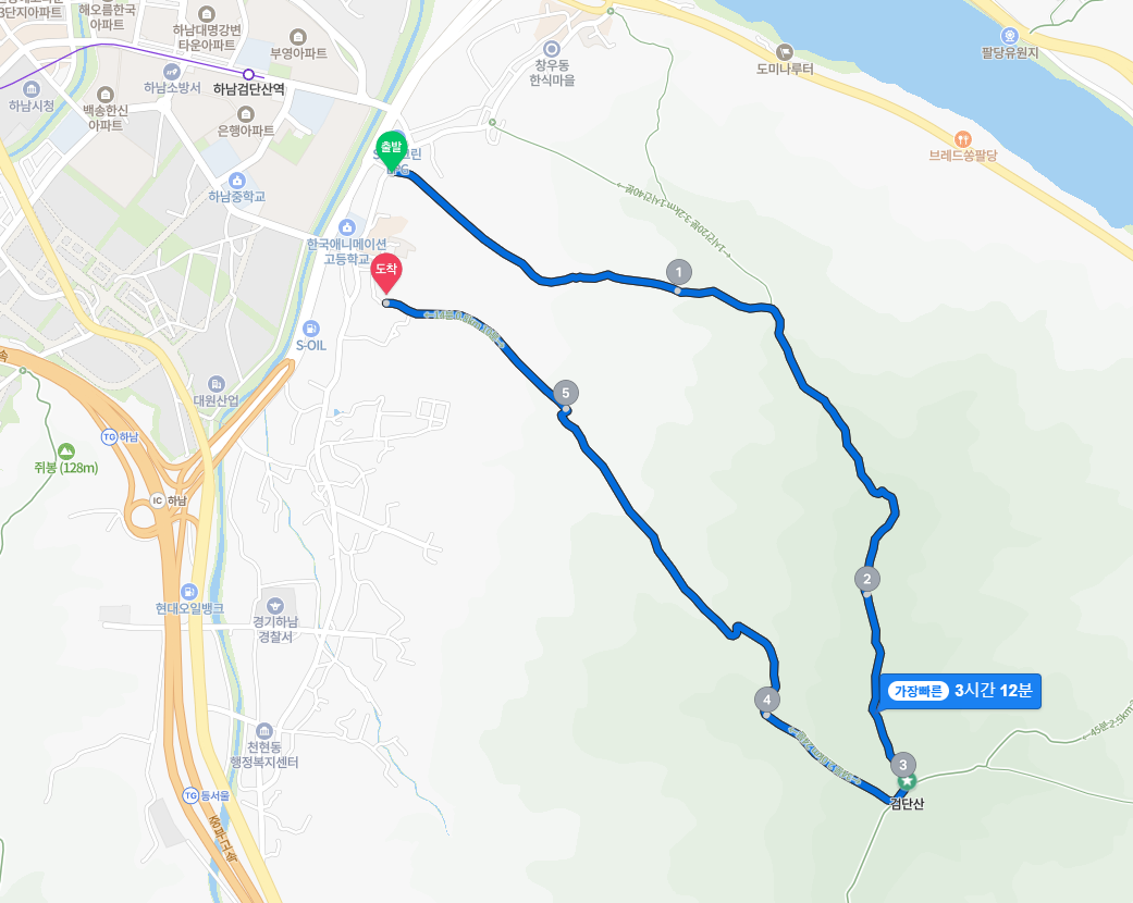 검단산 정상 전망 2 이미지