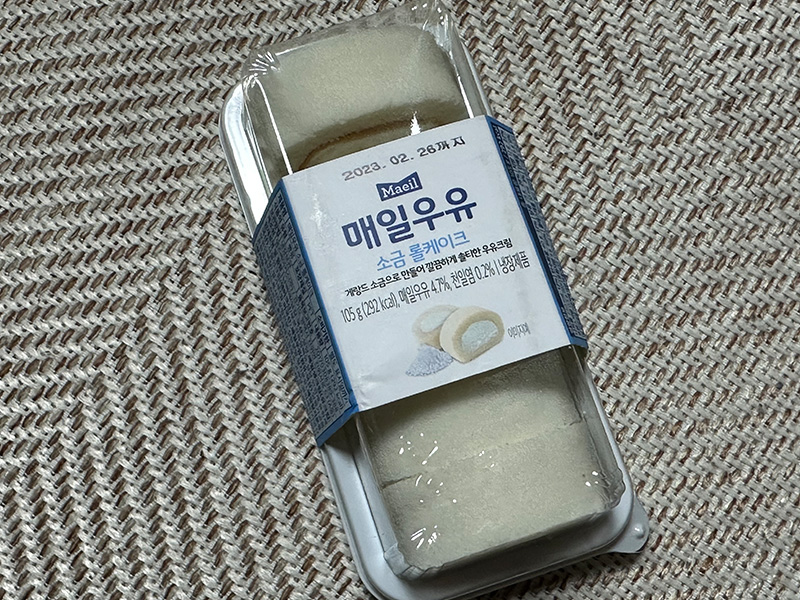 매일우유 소금 롤 케이크