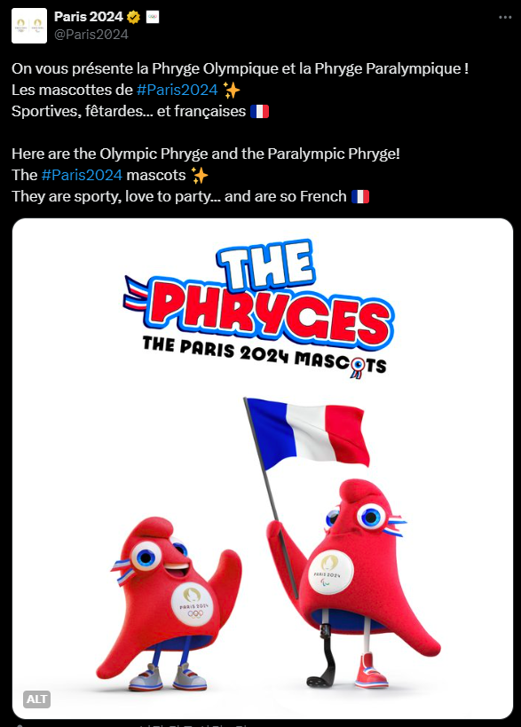 Phryges 마스코트