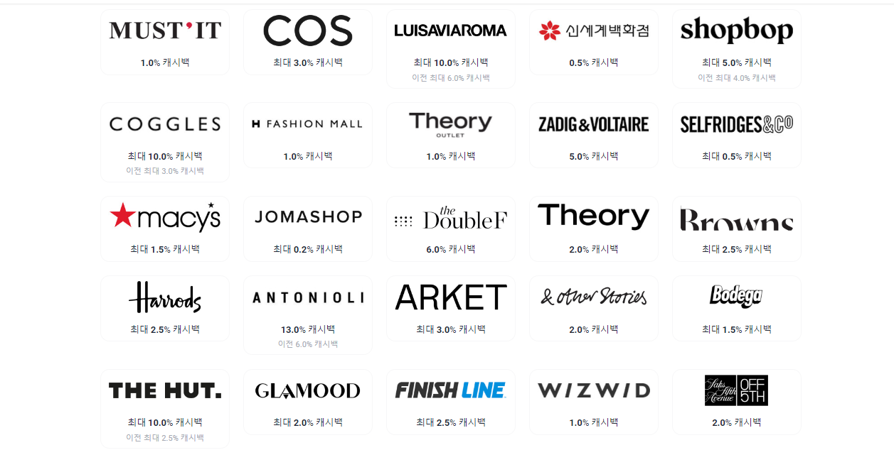 샵백 패션