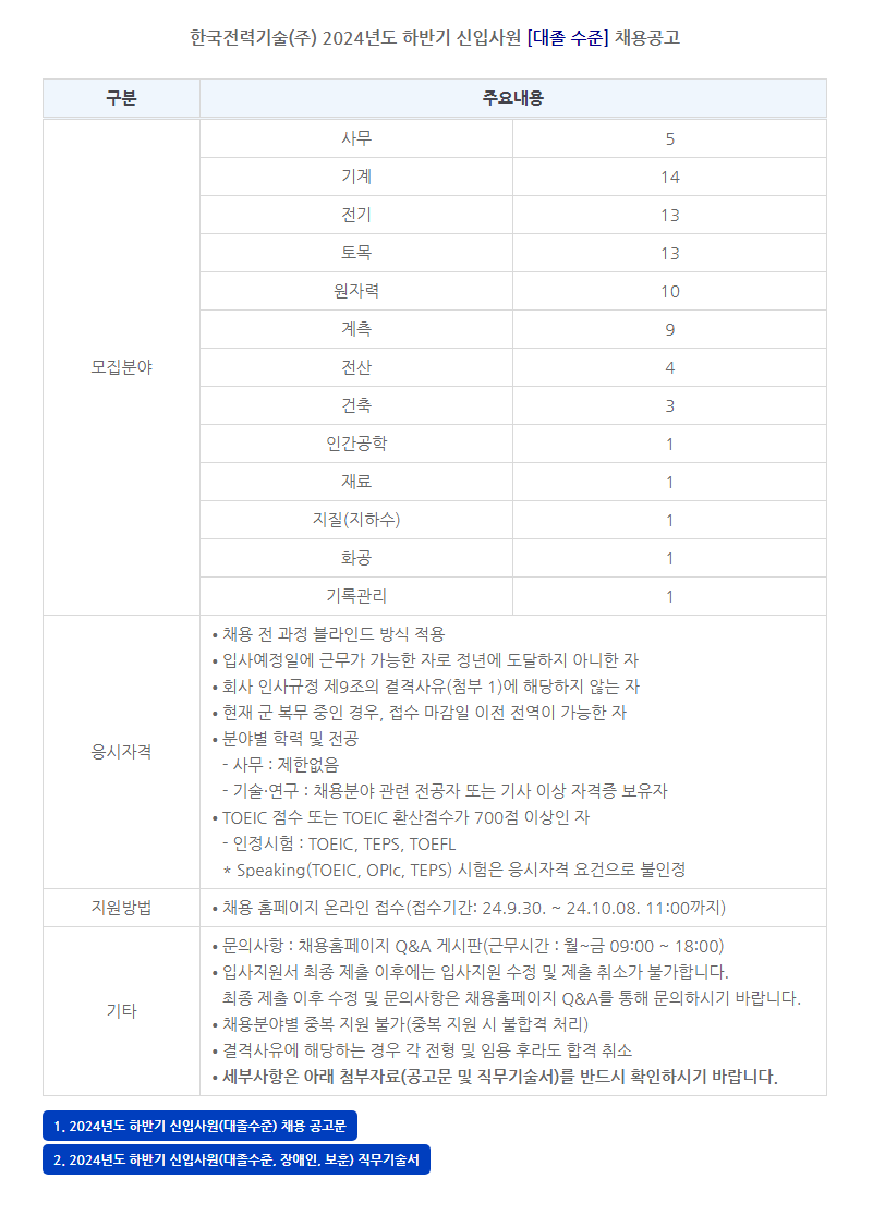 (주)한국전력기술 이미지
