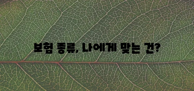 * 유병자 실비 보험 종류 꼼꼼히 알아봐야 합니다
* 유병자 실비 보험 어떤 종류가 있는지!