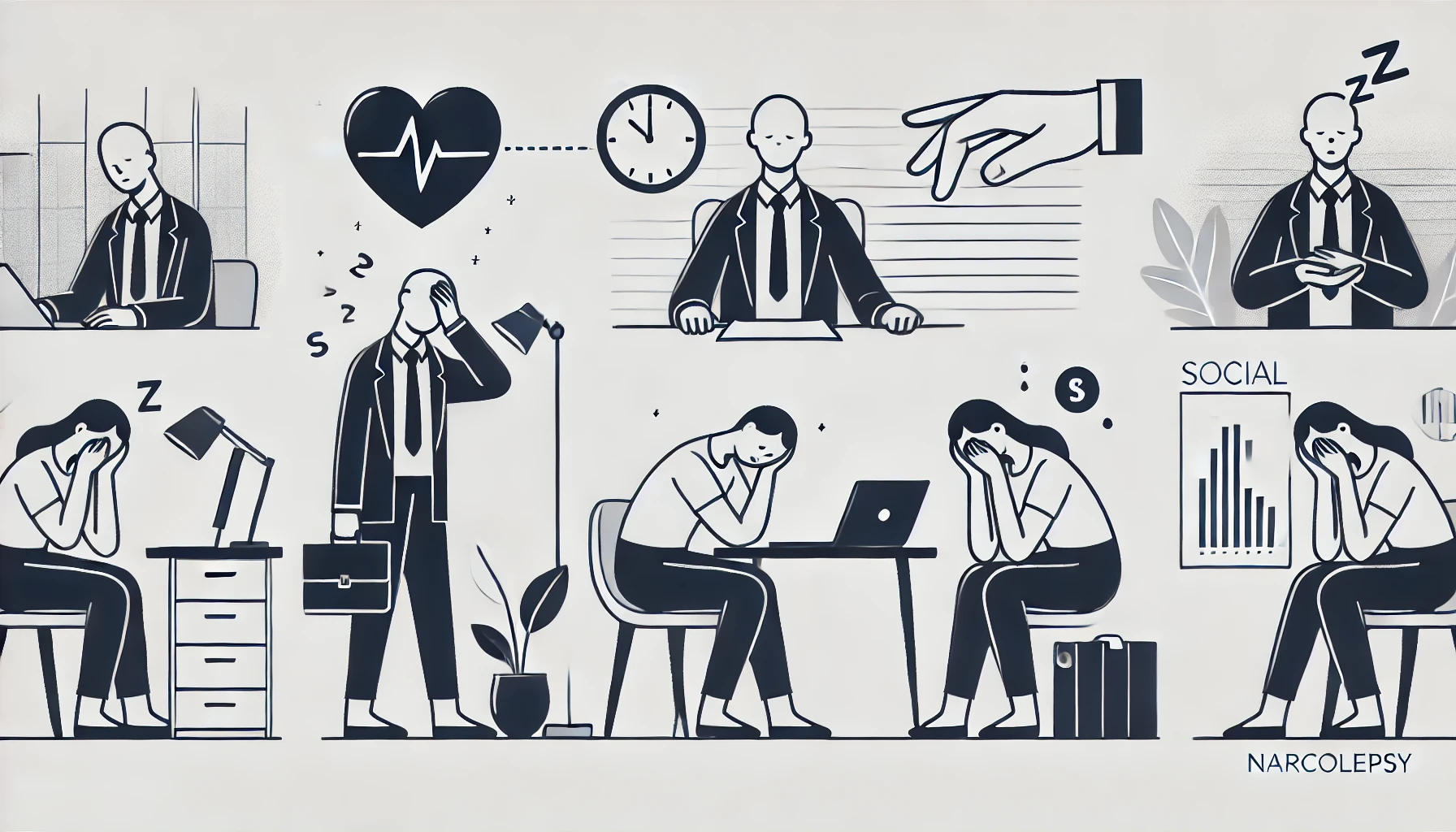 기면증의 원인, 증상, 진단 그리고 치료 - 기면증 환자가 겪는 사회적 어려움
