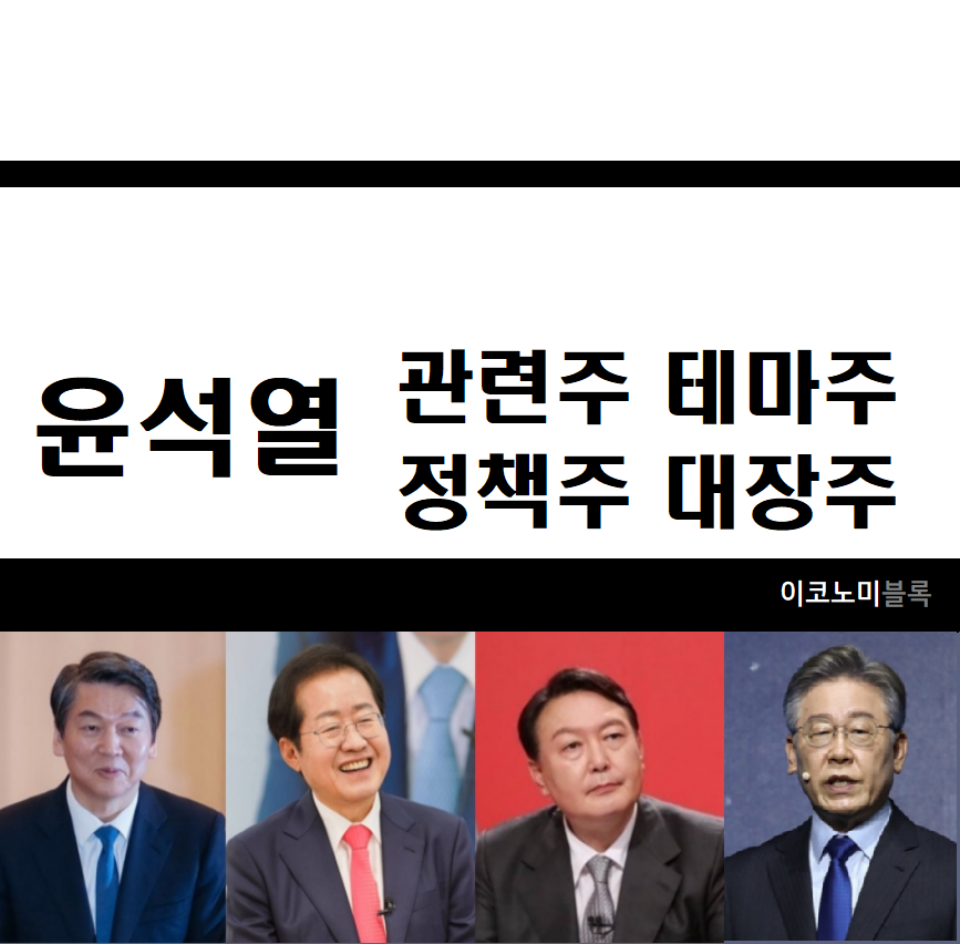 윤석열 관련주 19종목 총정리 : 대장주 정책주 테마주