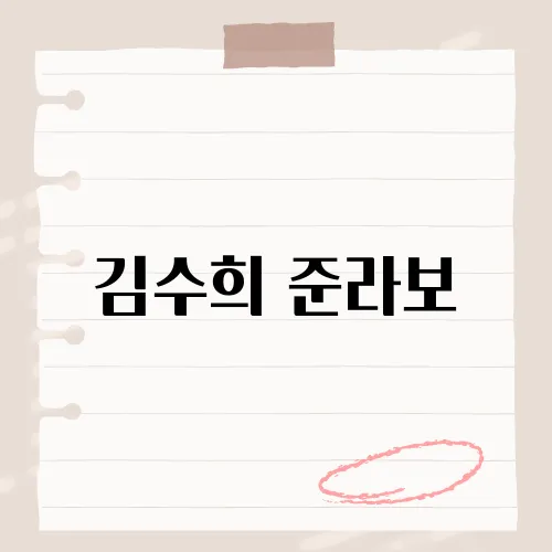 김수희 준라보, 그녀의 숨겨진 명곡을 아시나요?