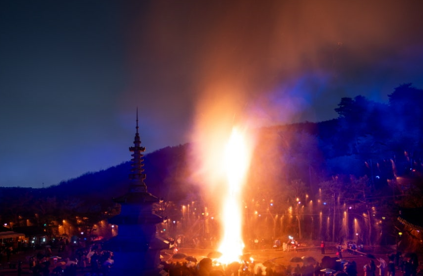 영평사 낙화축제 5