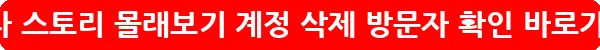 인스타 스토리 몰래보기 계정 삭제 방문자 확인_11