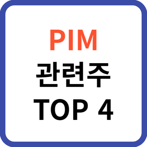 PIM 관련주 TOP 4