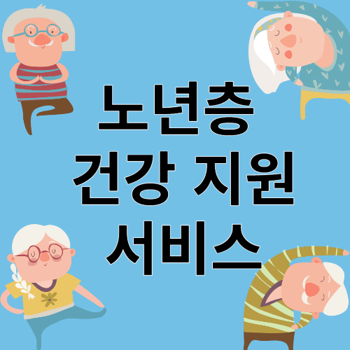 노년층 건강 지원 서비스 119 응급안전 예방접종