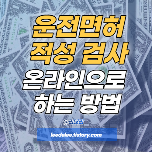 온라인 운전면허 적성검사