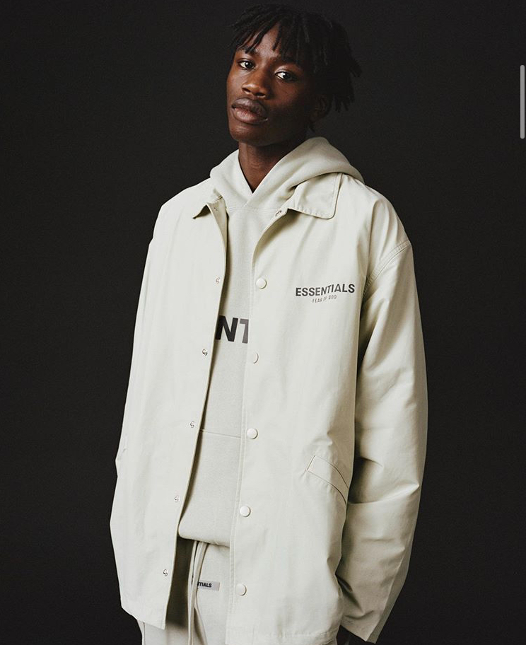  피오갓 에센셜 , 피어오브갓 에센셜 FEAR OF GOD ESSENTIALS 블랙 리플렉티브 코치 자켓 ( BLACK REFLECTIVE COACH JACKET) - 구매 후기(스트릿 패션,  제리 로렌조 패션, 피어오브갓 에센셜 직구 방법, 사이즈, ..