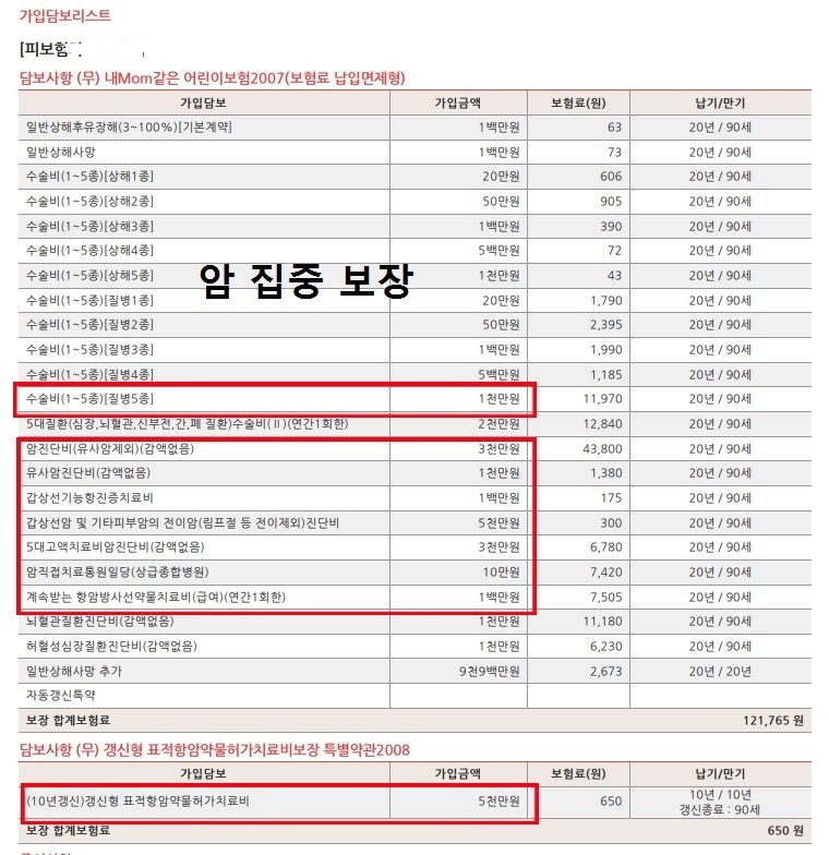  메리츠 암보험 비갱신형  암, 뇌혈관 및 심장질환 집중보장 플랜