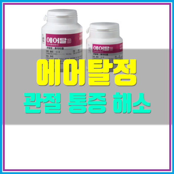  에어탈정 효능 부작용 정보