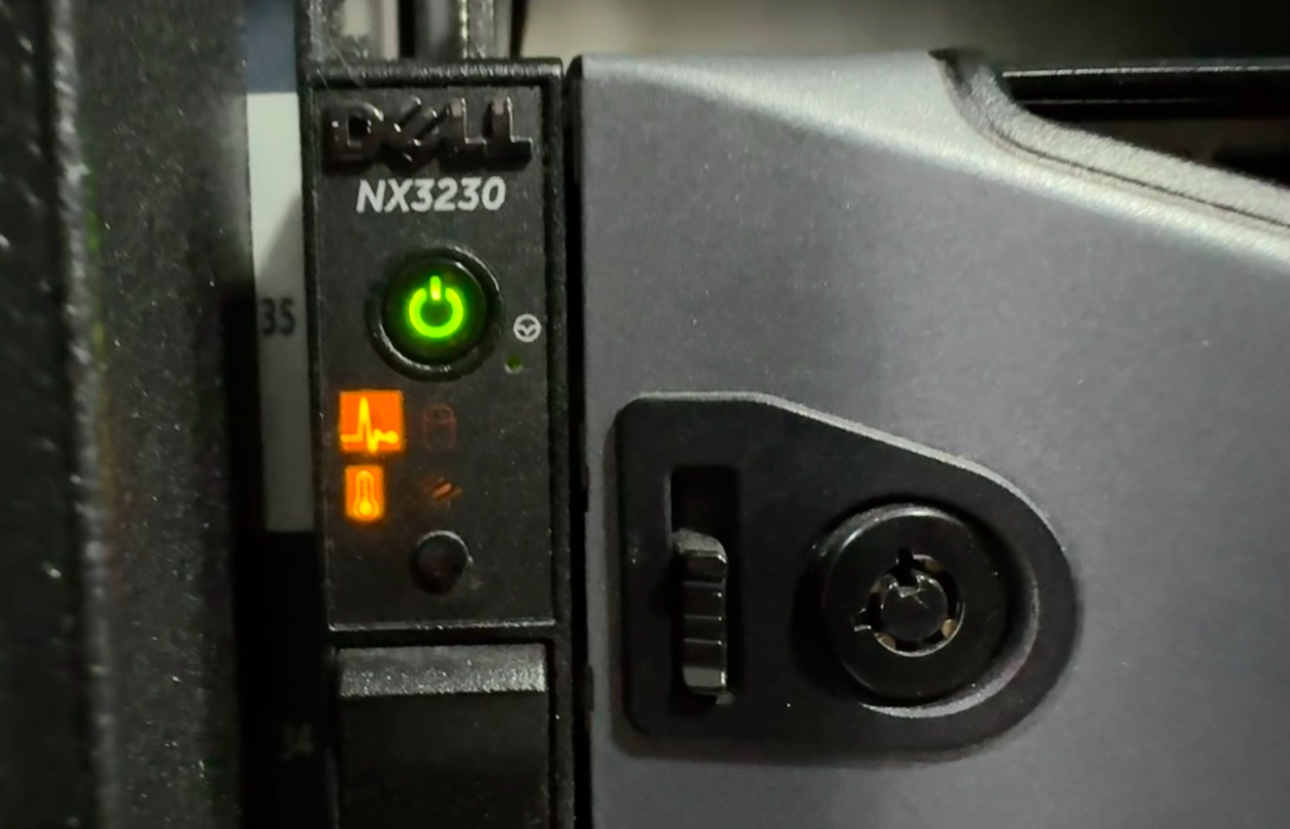 DELL NX3230 스토리지 서버 온도계 LED
