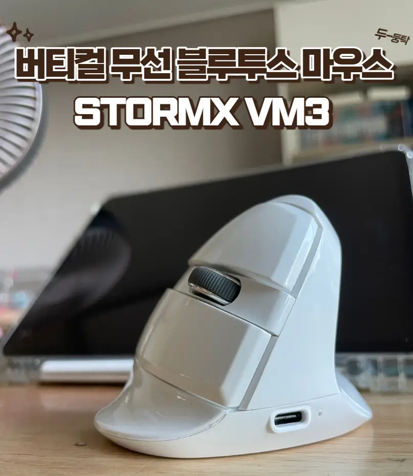  버티컬 무선 블루투스 마우스 STORMX VM3 사용 후기