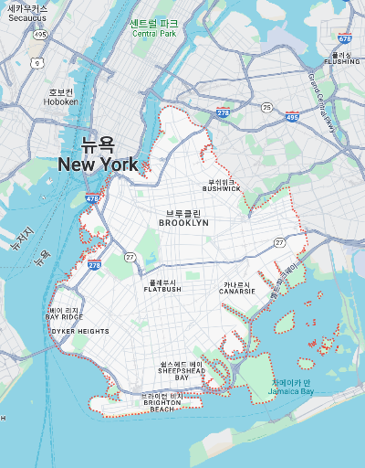브루클린 지도