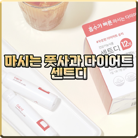  센트디 내돈내산 후기 :: 다이어트 효과와 먹는 법&부작용 정리