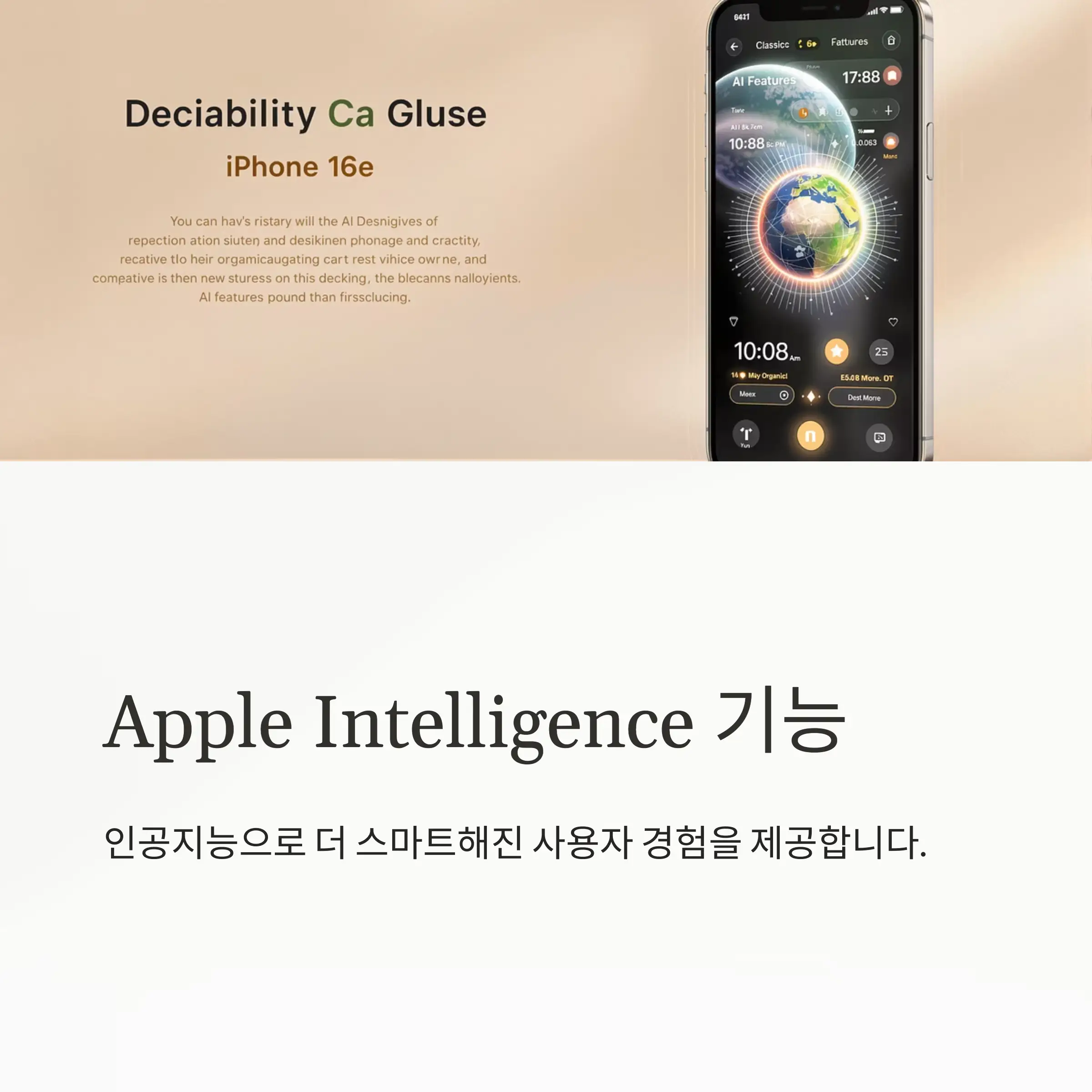 Apple Intelligence 지원