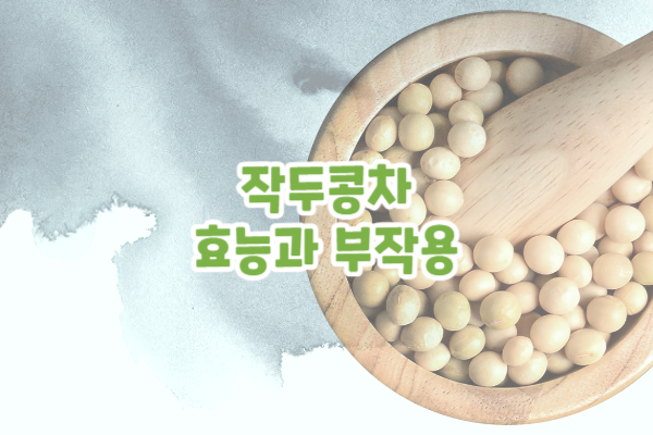 작두콩차 물대신 마실 경우