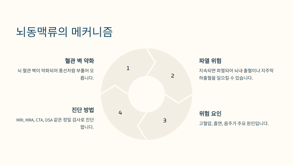 깊이 알아보는 뇌동맥류의 메커니즘