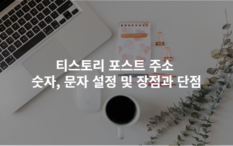 티스토리 포스트 주소 숫자, 문자 설정 및 장점과 단점