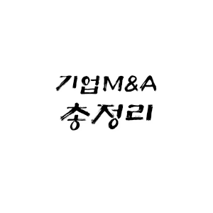  기업 인수합병 M&A 절차 종류 효과