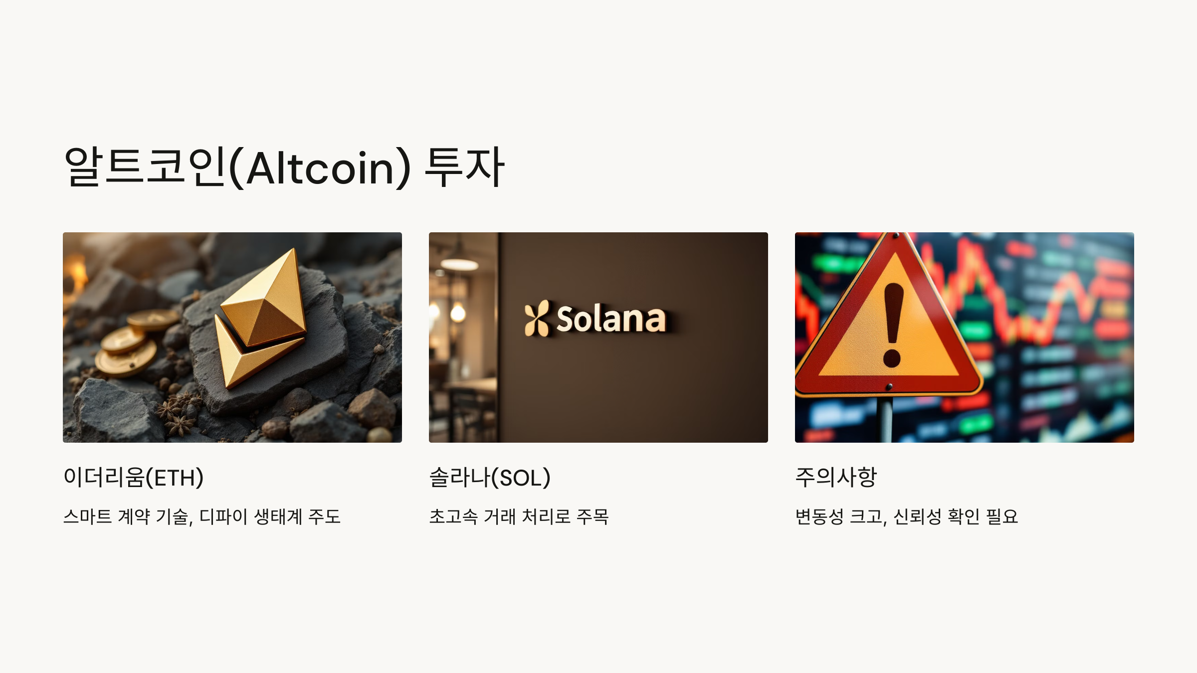비트코인의 대체 투자, 왜 필요할까요?