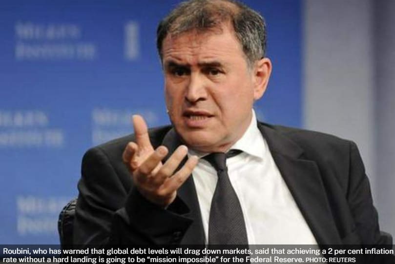 &quot;증시 40% 하락 할 것&quot; &quot;닥터 둠&quot; 루비니 전 뉴욕대 교수 “Dr. Doom” Roubini Expects a ‘Long&#44; Ugly’ Recession and Stocks Sinking 40%