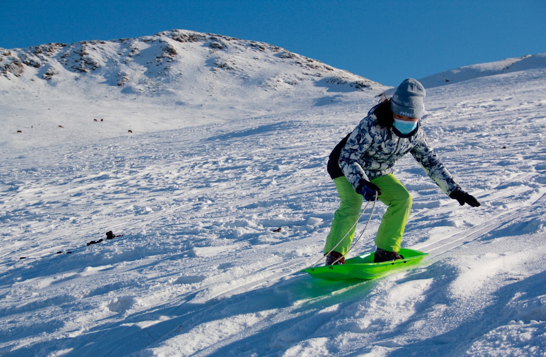 Sledding.