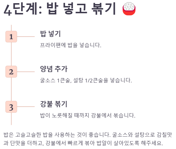 스팸계란볶음 밥 넣고 볶기