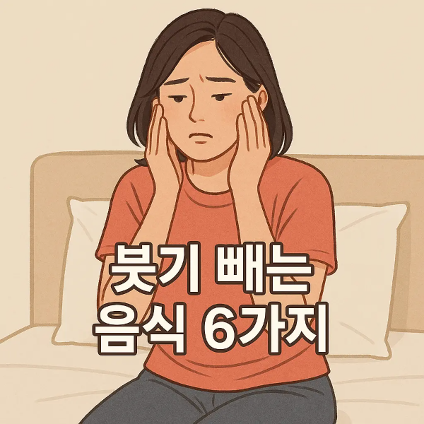 붓기빼는 음식 6가지 블로그 썸네일