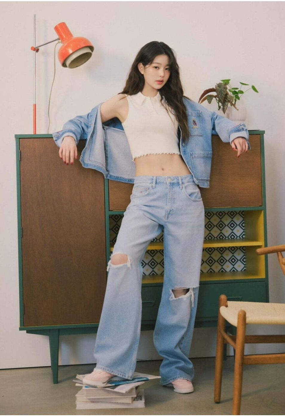 장원영의 청+청 패션