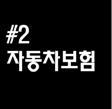  #2. 자동차보험, 들기 전에 알야아 할 것들