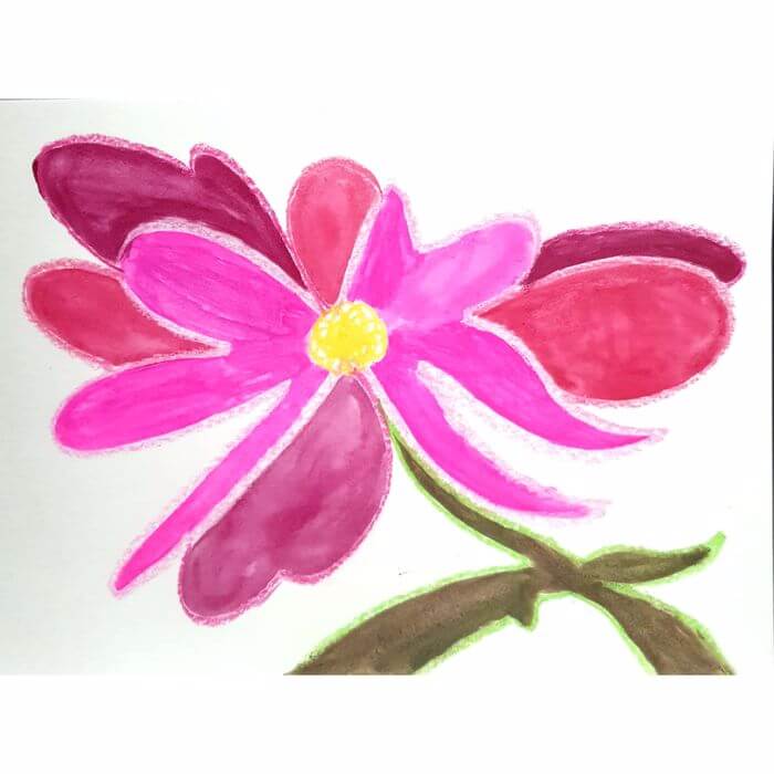  개화하는 꽃 Bloom Flower 일러스트 그림 드로잉 2020 피어나는 생명