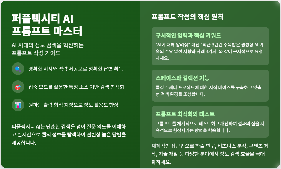 perplexity 프롬프트 마스터