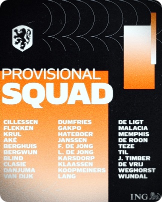 네덜란드축구국가대표팀선수명단
