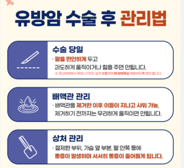 유방암 수술 후 통증 관리법