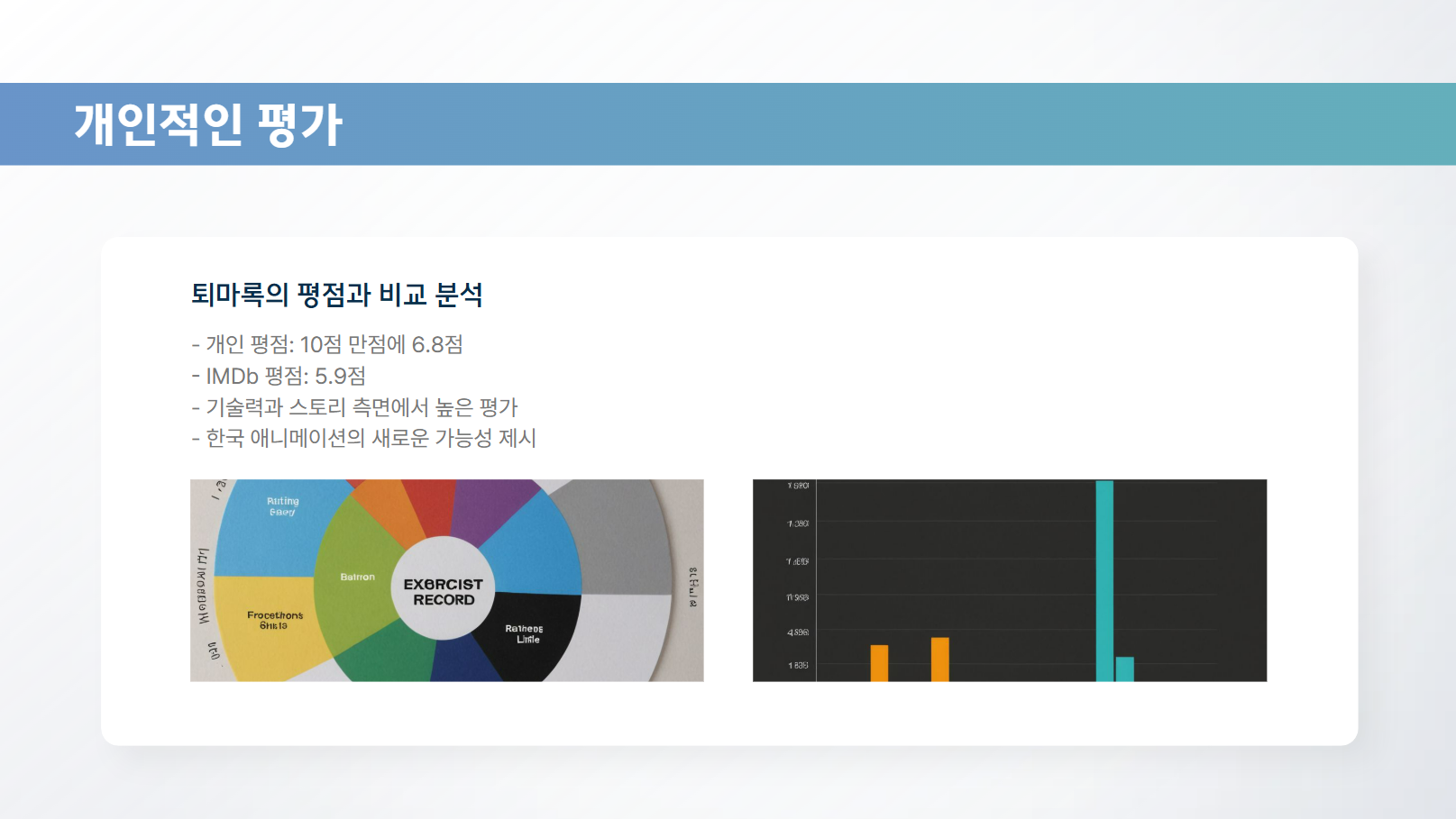 개인적인 평가 관련 사진
