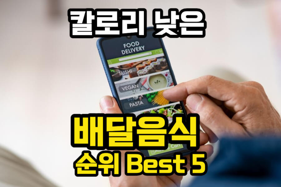 배달음식 주문하는 손