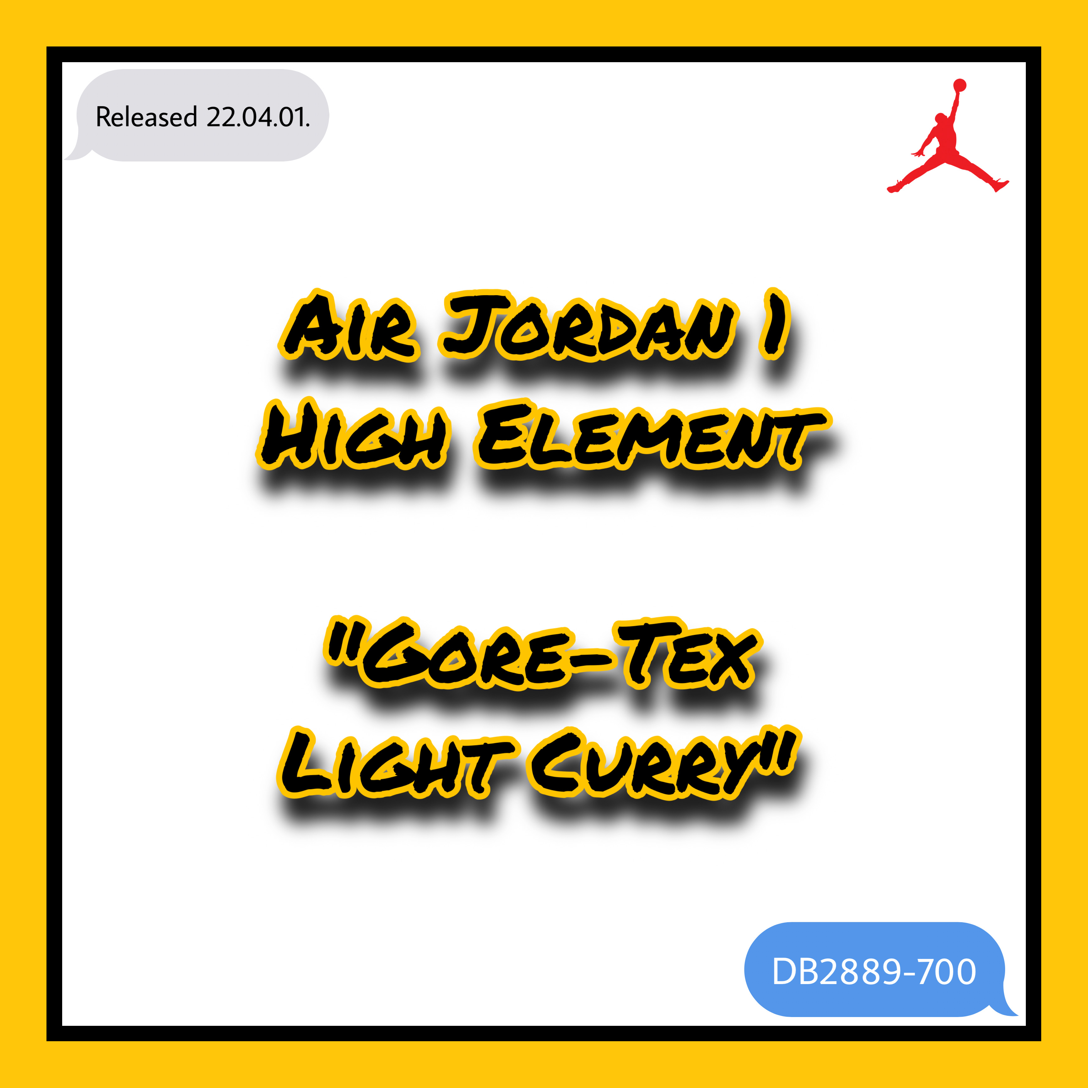  [구글폼] Air Jordan 1 High Element Gore-Tex Light Curry (DB2889-700) - 나이키 / 조던 1 / 조던 1 하이 / 조던 1 고어텍스 / 나이키 서현 / 구글폼 응모 / 구글폼 당첨 / 나이키 매니아