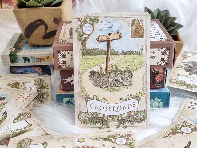 드림21 – 올드스타일 레노먼드 22번 갈림길 / Dreamtarot21 – Old Style Lenormand No.22 길, 선택과 갈림길