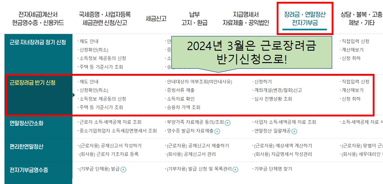  2024년 근로장려금 신청 기간 자격요건 신청 방법 지급일 등 총정리!