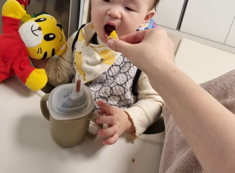 단호박 샌드위치 만들기 No밀가루, No계란 계란알러지 아기 9