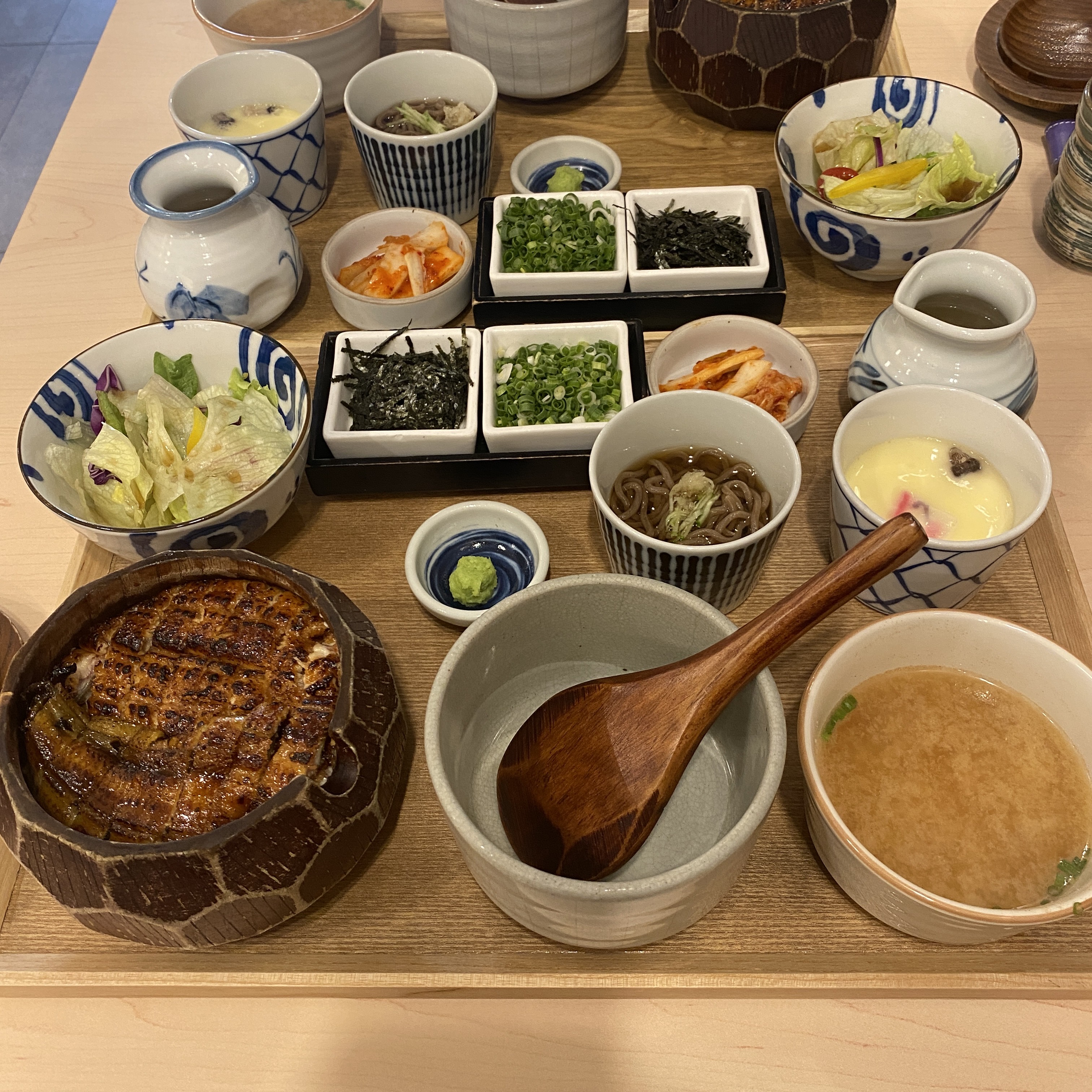히츠마부시(민물장어덮밥) 음식구성